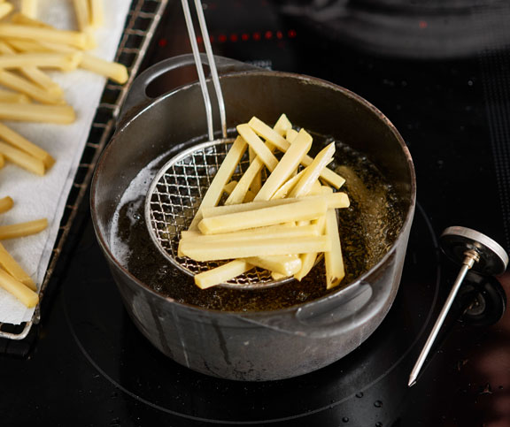 Warum Pommes frites vorfrittieren?