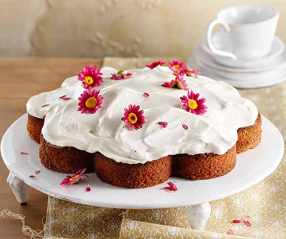 Gâteau aux fleurs de sureau